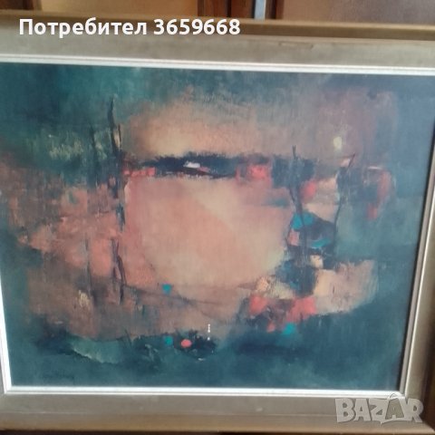 Голяма картина, маслени бои върху фазер, снимка 11 - Картини - 40197210