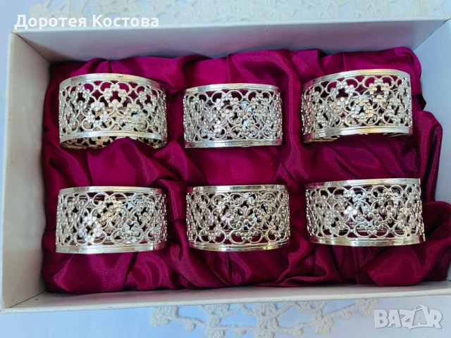Красиви посребрени пръстени от Англия
