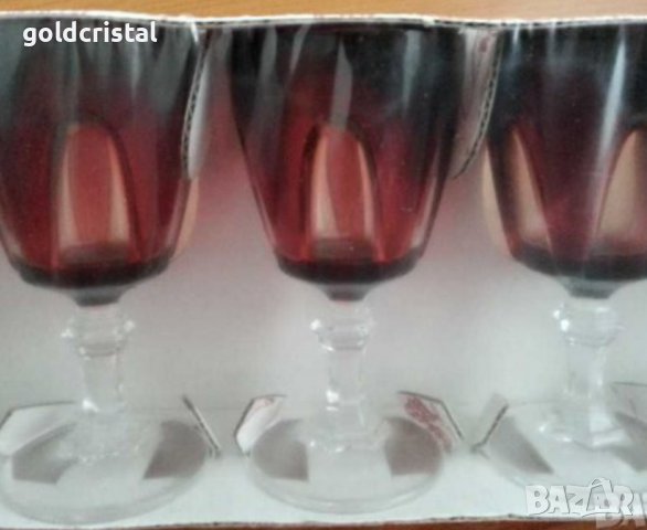 Френски кристални чаши за вино , снимка 4 - Антикварни и старинни предмети - 22117719