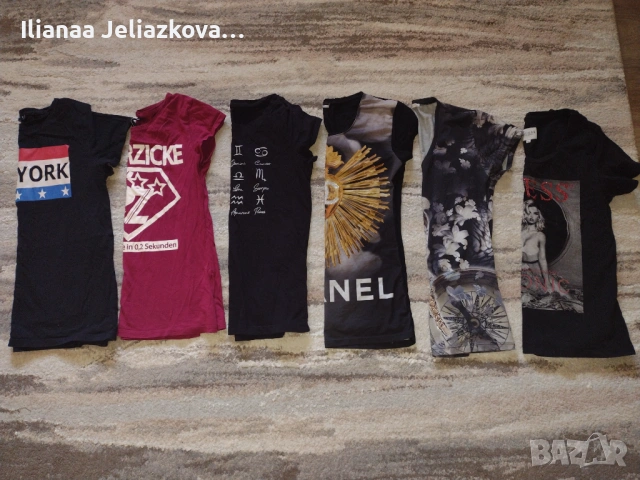 Лот тениски размер С-М цена 5€