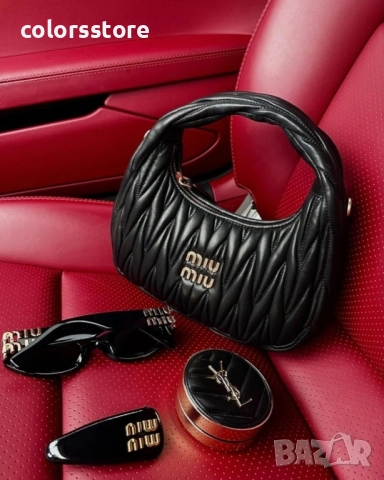 Черна чанта MiuMiu/SG99y