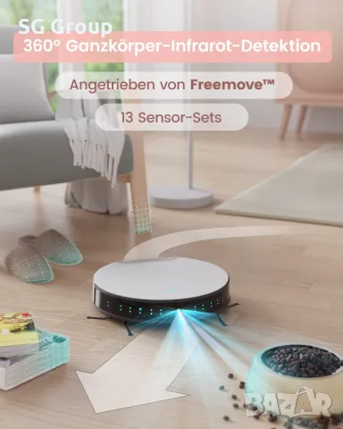 LEFANT N1 прахосмукачка робот, снимка 8 - Прахосмукачки - 49321132