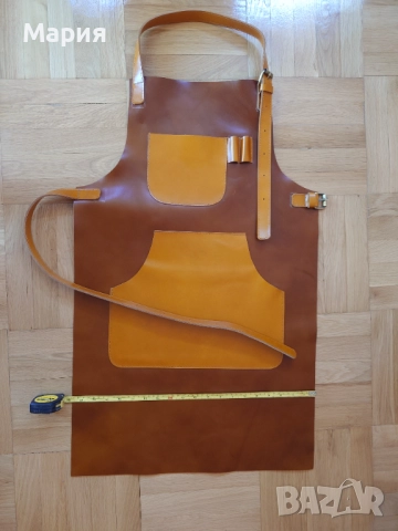 Готварска/кухненска престилка естествена кожа, снимка 3 - Аксесоари за кухня - 52139895