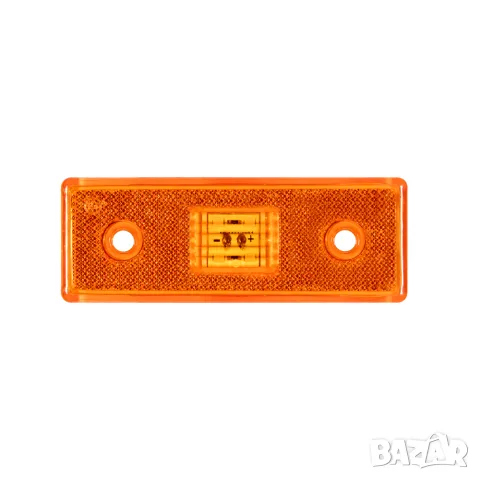 LED габарит 4 LED 109 mm 12-24V с жълта светлина