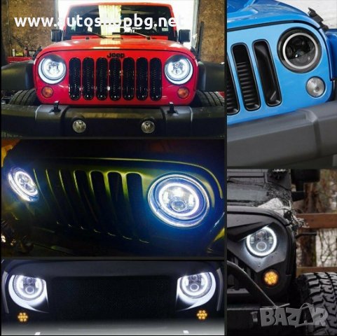 LED фар 7 инча за вграждане 12V, снимка 6 - Аксесоари и консумативи - 33957557