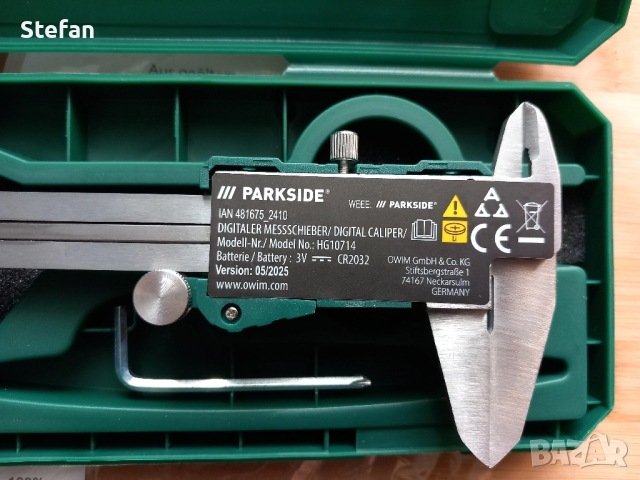 Дигитален шублер PARKSIDE, снимка 6 - Шублери - 51607640