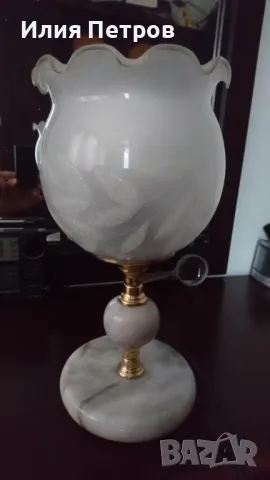 Нощна лампа мрамор и месинг, Договаряне