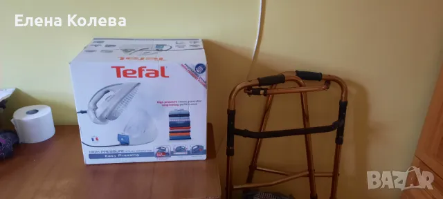 Парна ютия Tefal, снимка 4 - Ютии - 50258771
