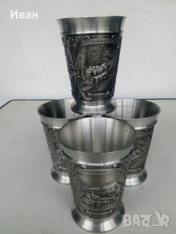 Калаени релефни чаши, снимка 2 - Колекции - 35242976