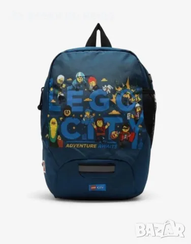 LEGO City Awaits Backpack Blue Детска Синя Раница Код P2958
