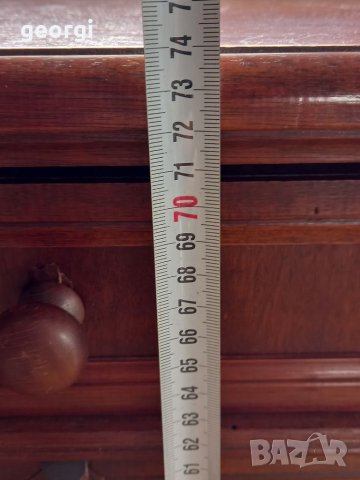 Ретро дървен шкаф масив, снимка 5 - Бюфети - 37343454