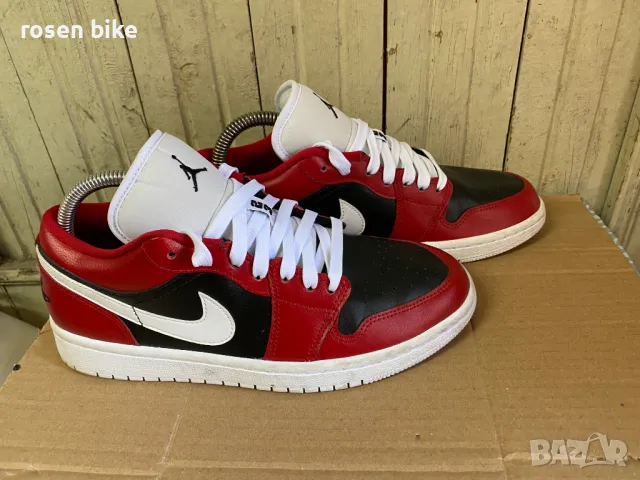 ''Nike Jordan 1 Low Chicago Flip''оригинални маратонки 40.5 номер, снимка 8 - Маратонки - 48163839