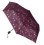Сгъваем чадър за дъжд Ръчен Черен Червен Розов Целувки 23,5 см, снимка 3