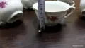 Стар български порцелан чаши за чай захарница латиера , снимка 6