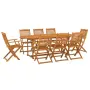 vidaXL Градински трапезен комплект, 9 части,(SKU: 3086974), снимка 1