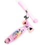 Детска тротинетка ScooTer Princess, Светещи LED колела, Розова, снимка 2