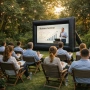 🎬 Надуваем проекционен екран за кино на открито, снимка 6
