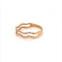 Златен дамски пръстен 1,43гр. размер:56 14кр. проба:585 модел:17605-4, снимка 2