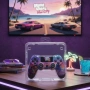 Безжичен джойстик за PS4 с тъчпад, вибрация и LED осветление – FC25 / GTA дизайн, снимка 4