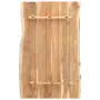 vidaXL Плот за маса, акациево дърво масив, 100x(50-60)x3,8 cм（SKU: 286332）, снимка 2