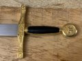 Стар метален меч,нож за писма-1, снимка 2