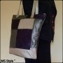 Дамска чанта от естествена кожа с две лица! Ръчна изработка!, снимка 1 - Чанти - 30307024