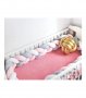 Мек памучен обиколник за детско легло, кошара, креватче, плетен обиколник с 3 цвята - код 2487, снимка 8