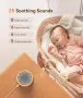 Dreamegg D1 Nova звуков будилник, бял шум за сън, дърво, снимка 3