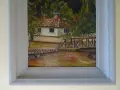 Р. ПЕТРОВ картина "Пейзаж от Рибарица" масло 1960 г, снимка 4