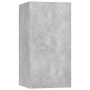 vidaXL ТВ шкаф, бетонно сив, 30,5x30x60 см, ПДЧ(SKU:803334