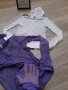 Нова колекция дамски мрежест суитчер в лилав цвят на намаление, снимка 4