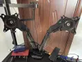 Двойна стойка за монитори с газов амортисьор HUANUO (VESA 75/100), снимка 6