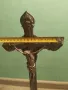 настолен кръст,разпятие арт нуво, снимка 5
