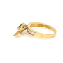 Златен дамски пръстен 3,26гр. размер:57 14кр. проба:585 модел:21989-5, снимка 2