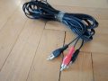 Кабел 3,5mm JACK(м)/2xRCA(м) 5 м , снимка 2
