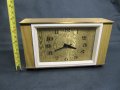 СТАР РЕТРО СОЦ СССР НАСТОЛЕН МЕХАНИЧЕН СЕДМИЧЕН ЧАСОВНИК МОЛНИЯ, снимка 8