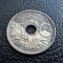Стара монета 25 сантима 1938 г. Франция-красива !, снимка 6