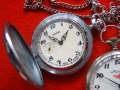 Стари оригинални механични джобни часовници Молния СССР, снимка 4