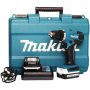 НОВ Акумулаторна бормашина/винтоверт Makita CXT DF347DWAE, 14.4 V, 2.0Ah, 30/15 Nm, 1400 об./мин, 2 , снимка 5