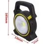 LED COB Соларен Прожектор JY – 819A – GUN3018, снимка 3
