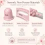 Нов Комплект за Масаж на Тяло 6 в 1 Gua Sha Вендузи Масажни Ролери красота жени, снимка 5