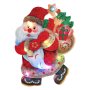 4225 Светеща коледна украса за прозорец стена Дядо Коледа, снимка 3