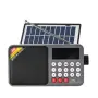 Соларно портативно радио JOC H6108REC-S с Bluetooth, FM радио и MP3 плеър, снимка 6
