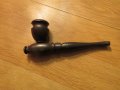колекционерска лула от абаносово дърво - красива стариина ръчна изработка за ценители и колекционери, снимка 1