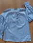MASSIMO DUTTI  blue striped shirt - дамска риза р-р 38 / М, снимка 4