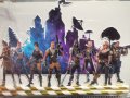 Fortnite Фортнайт герои сет топери сламки картонени декор украса за торта рожден ден, снимка 2