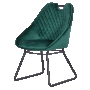 Дизайнерско кресло-трапезен стол с тапицерия-лилав,син,зелен,кафяв,сив,черен цвят дамаска, снимка 11