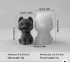 3D Померан куче силиконов молд форма фондан свещ гипс шоколад декор смола, снимка 2