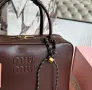 Miu Miu Beau дамска чанта от естествена кожа, снимка 2