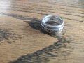 Сребърен пръстен халка (100), снимка 3